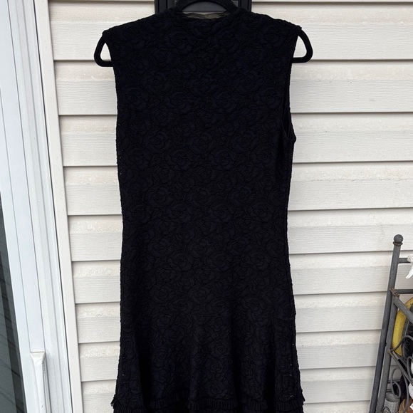 FUZZI Italy Ladies black Roses Floral Midi Dress-S-Wedding-Holidays-Gorgeous! - Picture 10 of 16